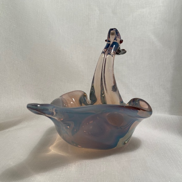 Vintage Murano Glass Duck Bowl – Hand-Blown Venetian Art Glass Italy - Picture 5 of 15